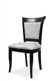 Moderní židle MALTA LIRA Potah: Čalouněná záda, Varianta: Černá
