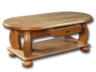 Rustikální konferenční stolek 8925 Odstín: dub (P43)