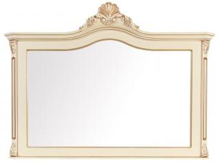 Velké zrcadlo v rámu LADA Typ: Bílá se zlatou patinou