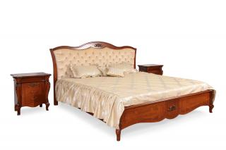 Zámecká postel Annabel (140, 160, 180 cm) Šířka postele: 140 cm, Typ: Bílá
