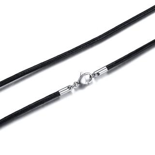Kožený náhrdelník 2,5mm NC-530 Délka náhrdelníku: délka 50cm