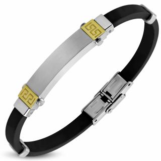 Náramek z chirurgické oceli PBF808 Cena včetně gravírování: loga, obrázku /text zdarma/