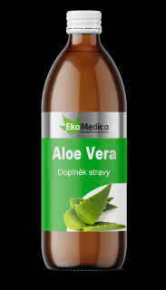 Aloe vera 500 ml  Aloe Vera šťáva s dužinou - přírodní s detoxikačními vlastnostmi,