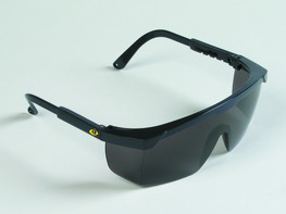 Brýle ochranné kouřové, nastavitelná délka stranic