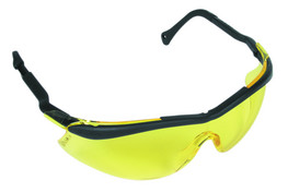 Brýle ochranné žluté, nastavitelná délka stranic