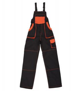Kalhoty lacl černo-oranžové velikost 60