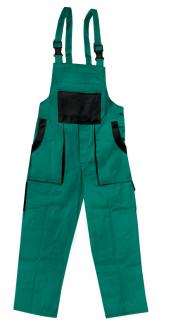 Kalhoty lacl zeleno-černé prodloužené velikost 48-50