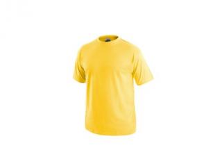 Tričko bavlněné žluté velikost L