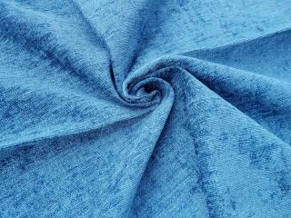 Azurová modrá (lesklá žinylka na čalounění sedáku či polštář)