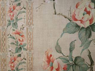 Čínská růže (florální motiv na závěs, polštáře, ubrusy....)