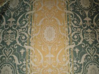 Dekorační textilie na závěs      CA2 (imperiální motiv ve žluto-zelené variaci)