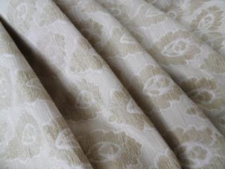 Smetanová žinylka  CA173 (silná čalounická textilie v krémové a béžové)