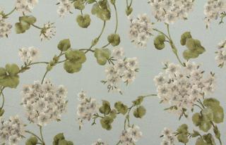 Vzdušné květy a listy  Supervýprodej (tkaná textilie s květy - vhodné na závěs i čalounění)