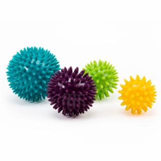 Masážní míčky - ježek , sada 4ks