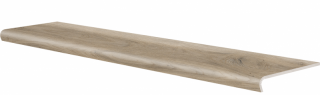 Keramická dlažba Cerrad Acero Sabbia Schodovka V-Shape 120,2x32 cm cena za balení
