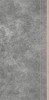 Keramická dlažba Cerrad Apenino Antracyt Schodovka mat 59,7x29,7 cm cena za balení