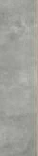 Keramická dlažba Cerrad Apenino Gris Schodovka mat 119,7x29,7 cena za balení
