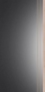 Keramická dlažba Cerrad Cambia Black Schodovka lap 59,7x29,7 cm cena za balení