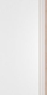 Keramická dlažba Cerrad Cambia White Schodovka lap 59,7x29,7 cm cena za balení