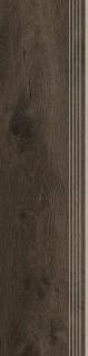 Keramická dlažba Cerrad Guardian Wood Walnut Schodovka mat 120,2x29,7 cm cena za balení