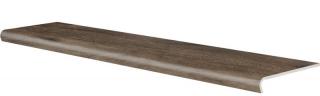 Keramická dlažba Cerrad Mattina Marrone Schodovka V-Shape 120,2x32 cm cena za kus