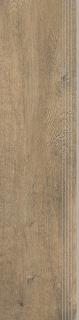 Keramická dlažba Cerrad Sentimental Wood Brown Schodovka mat 120,2x29,7 cm cena za balení