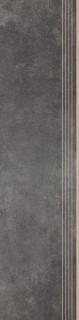 Keramická dlažba Cerrad Tassero Grafit Schodovka mat 119,7x29,7 cm cena za balení