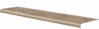 Keramická dlažba Cerrad Tonella Beige Schodovka V-Shape 120,2x32 cm cena za balení