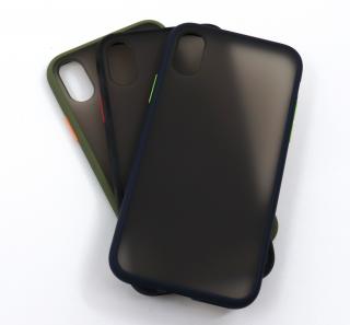 Silikonový TPU čirý kryt Ranipobo pro iPhone X Barva: Tmavě olivová