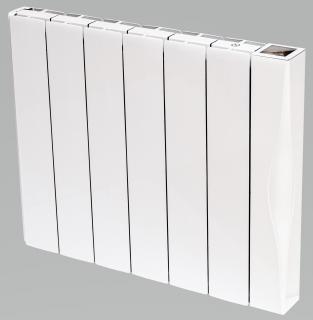 Elektrický radiátor 1500W 58x69x8cm bílý hliníkový IQ Line Stone WiFi s akumulací