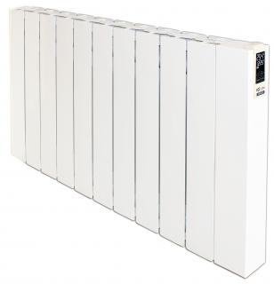 Olejový radiátor 1500W 58x81x8cm bílý hliníkový elektrický IQ Line Touch ALM