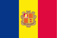 Andorra vlajka