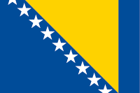 Bosna a Hercegovina vlajka