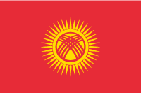 Kyrgyzstán vlajka