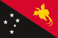 Papua - Nová Guinea vlajka