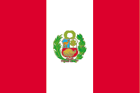 Peru se znakem vlajka