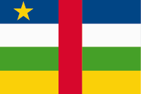 Středoafrická republika vlajka