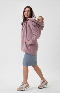 KAYA nosící a těhotenský kabátek Dust Pink velikosti: M/L
