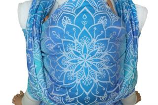Lenka šátek Mandala Modrá Velikost: 4