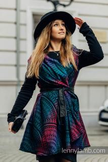 LennyLamb Long Cardigan Peacock's Tail Black Opal Velikost: L / XL