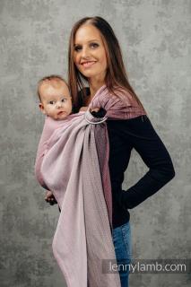 LennyLamb Ring Sling Little Herringbone Ombre Pink 1,8m