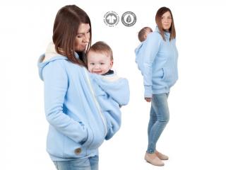 POLA nosící mikina 5v1 Baby Blue Velikost: XL