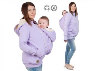 POLA nosící mikina 5v1 Lilac Velikost: XL