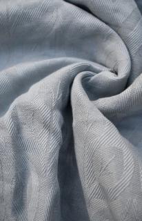 Yaro Ring Sling La Vita Silver Blue Linen Organic