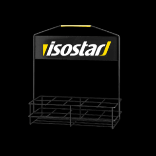 Isostar kovový nosič na bidony  10x1l černý