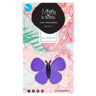 Marta la Farfalla Black orchid - vůně do auta / vonný motýlek