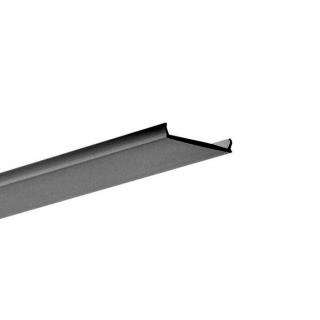Difuzor KLUŚ LIGER-22 pro LED hliníkové profily |černý Délka: 1m