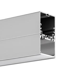 LED hliníkový profil KLUŚ 4050-W |stříbrná anoda Délka: 1m