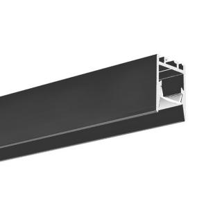 LED hliníkový profil KLUŚ PDS-ZMG |černá anoda Délka: 1m