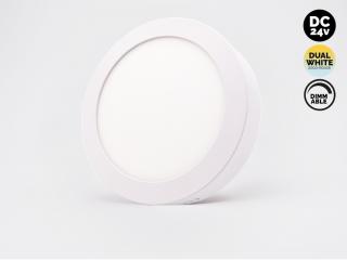 Přisazený LED panel 24V Dual White PLP300R 24W Barva: Bílá